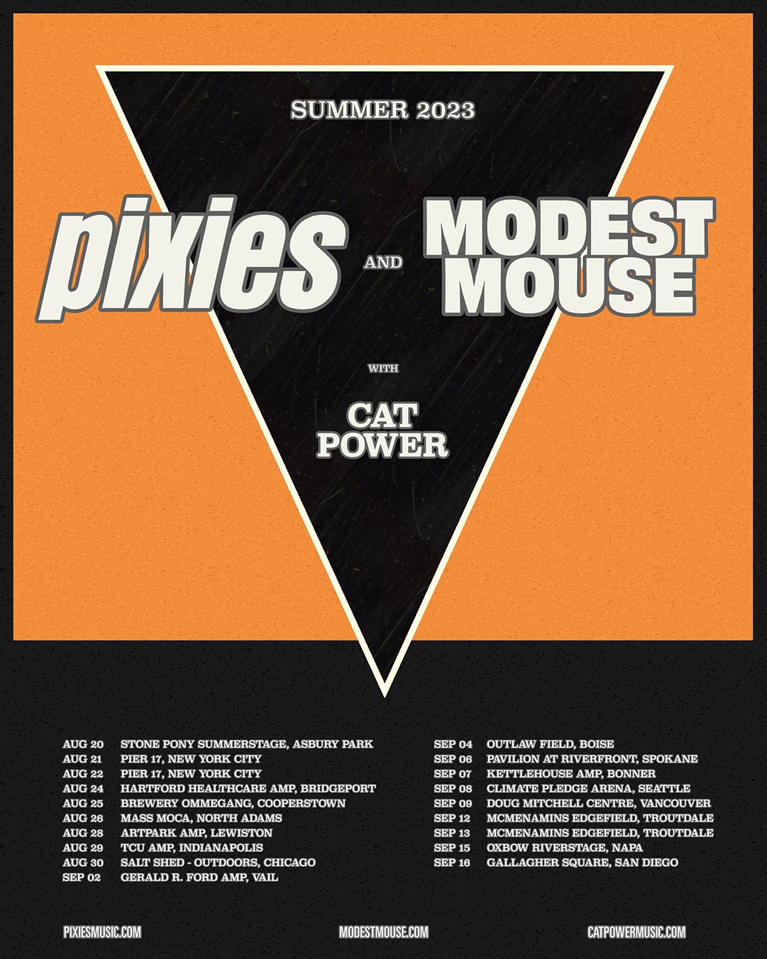 Pixies and Modest Mouse Tour 2023