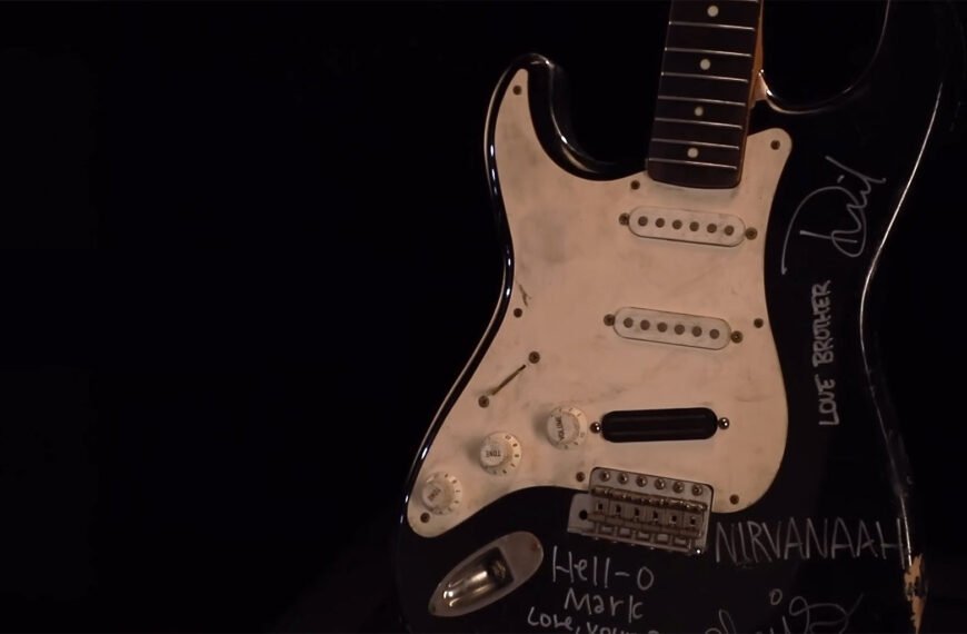 Smashed Cobain Guitar Sells at Auction for Almost $600k